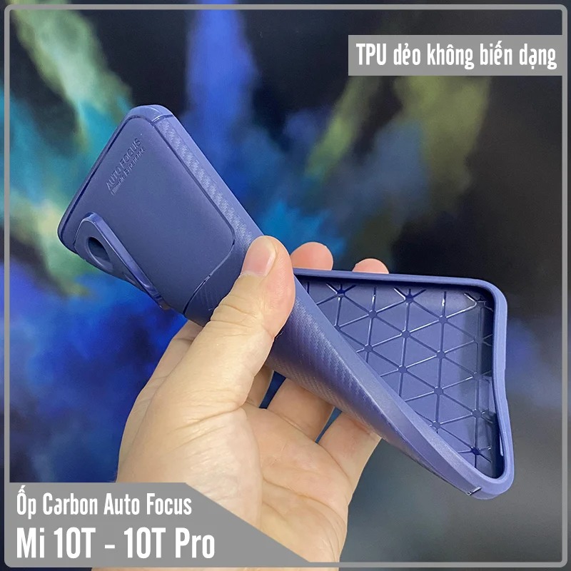 Ốp lưng cho Xiaomi Mi 10T - Mi 10T Pro 5G - Redmi K30S chống sốc Carbon Auto Focus