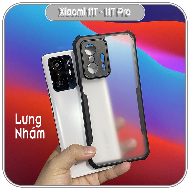 Ốp lưng cho Xiaomi 11T - 11T Pro chống sốc trong viền nhựa dẻo XunDD