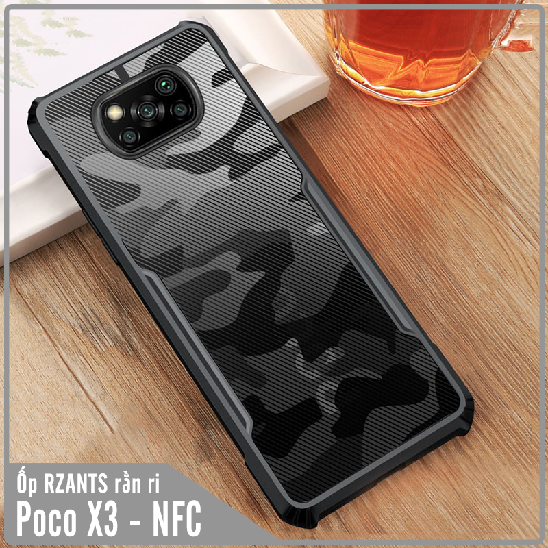 Ốp lưng cho Xiaomi Poco X3 NFC - X3 PRO Rzants rằn ri chống sốc