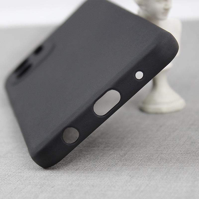 Ốp lưng cho Xiaomi Redmi A1 4G, nhựa dẻo TPU đen nhám, che camera