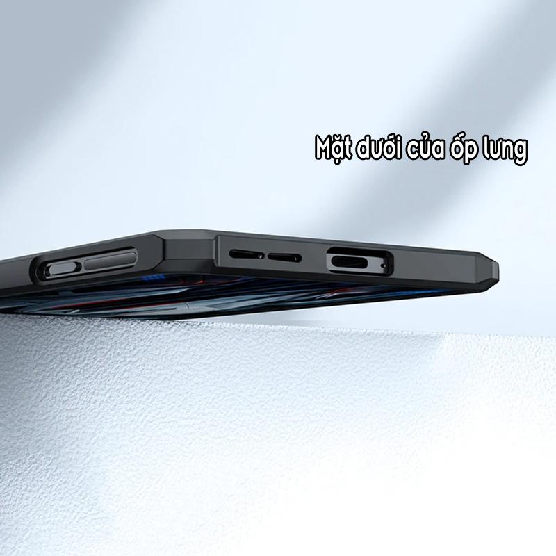 Ốp lưng cho Xiaomi Redmi K50 Gaming - Poco F4 GT chống sốc trong viền nhựa dẻo XunDD