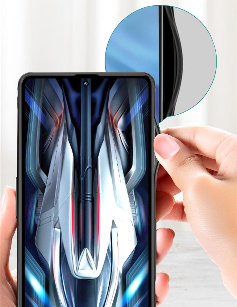 Ốp lưng cho Xiaomi Redmi K50 Gaming - Poco F4 GT, nhám viền màu WLONS