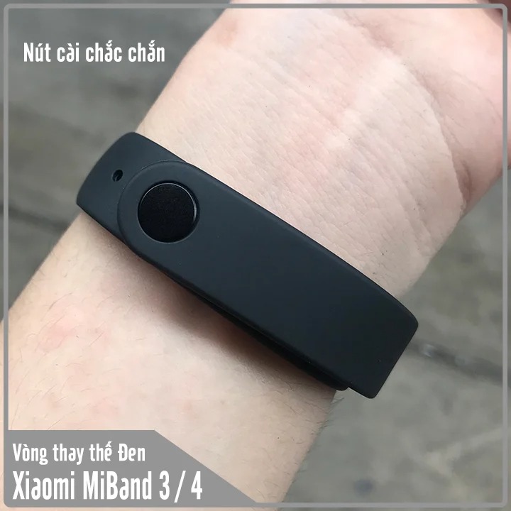 Dây cao su thay thế cho Xiaomi Miband 3/4 hãng Mijobs