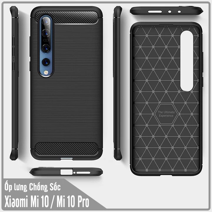 Ốp lưng cho Xiaomi Mi 10 / Mi 10 Pro Chống sốc - Rugged Armor