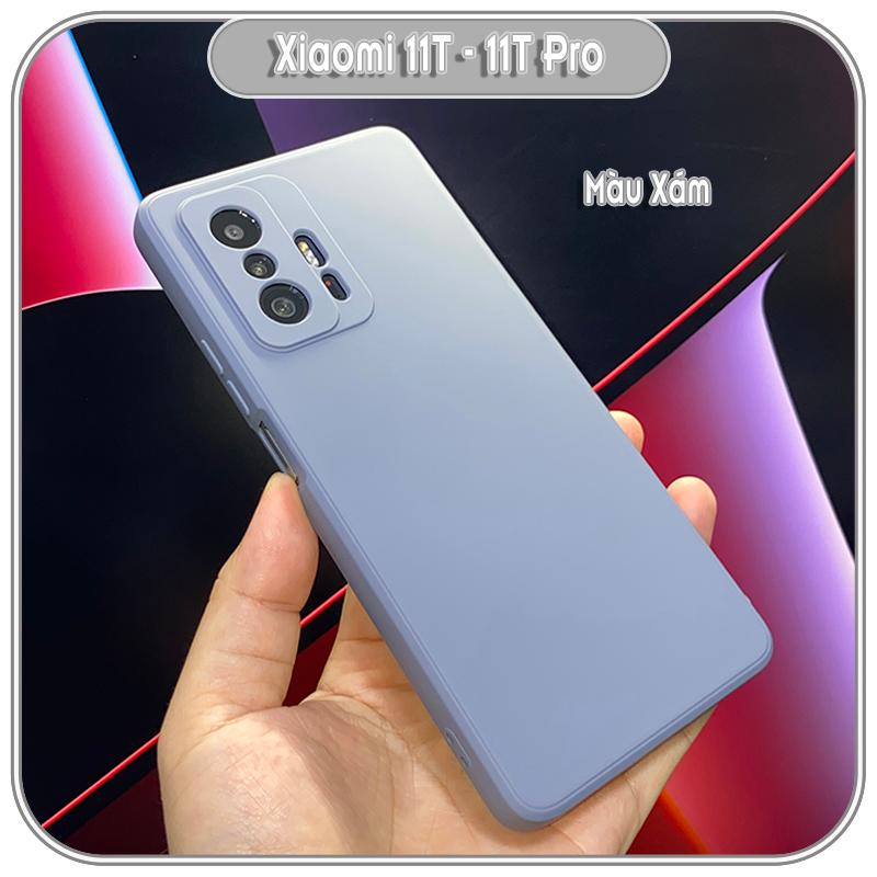 Ốp lưng cho Xiaomi 11T - 11T Pro Choice viền vuông dẻo lót nhung che camera