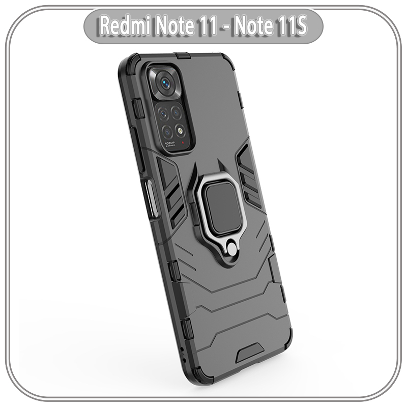 Ốp lưng cho Xiaomi Redmi Note 11 - Note 11S iRON MAN IRING Nhựa PC cứng viền dẻo chống sốc