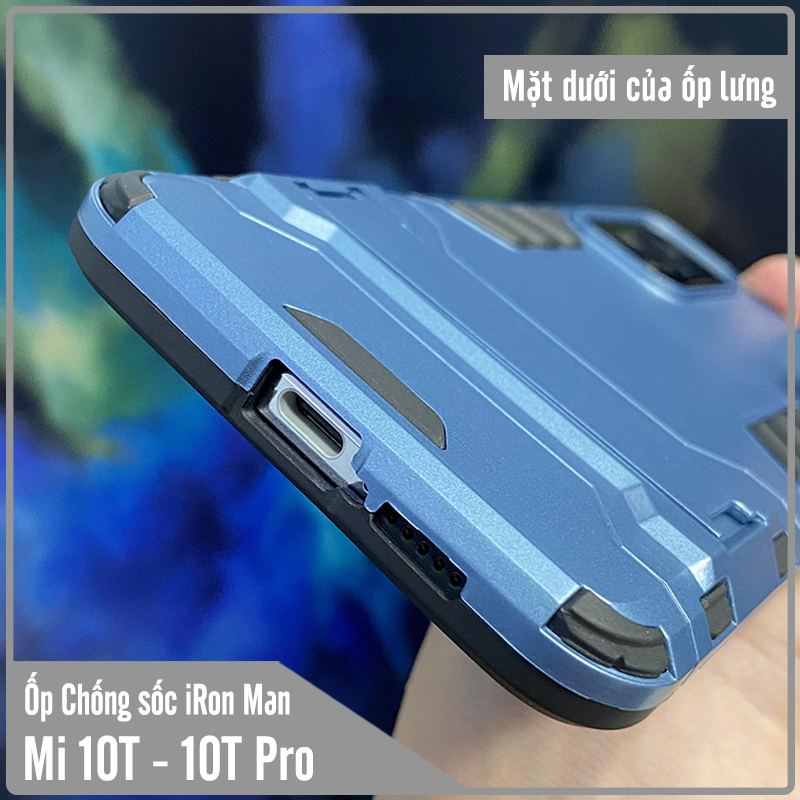 Ốp lưng cho Xiaomi Mi 10T - Mi 10T Pro 5G iRON - MAN Nhựa PC cứng viền dẻo chống sốc
