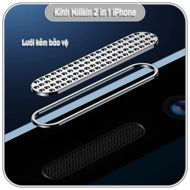 Kính cường lực iPhone 12 - 12 Pro - 12 Pro Max Nillkin 2 in 1 Full Màn Hình