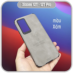 Ốp lưng cho Xiaomi 12T - 12T Pro, giả da hươu