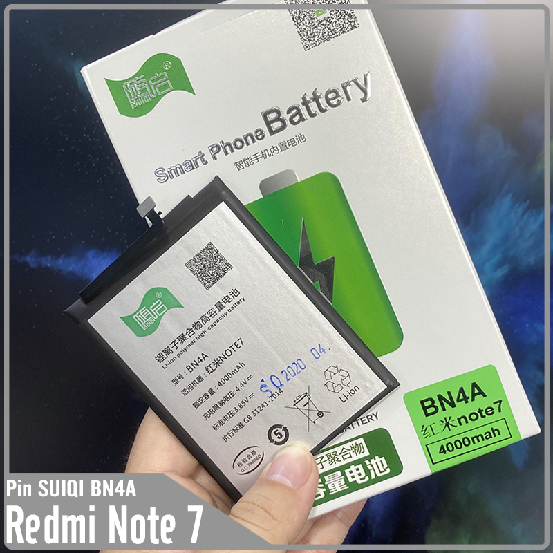 Pin Suiqi Li-ion thay thế cho Xiaomi Redmi Note 7 BN4A 4000mAh