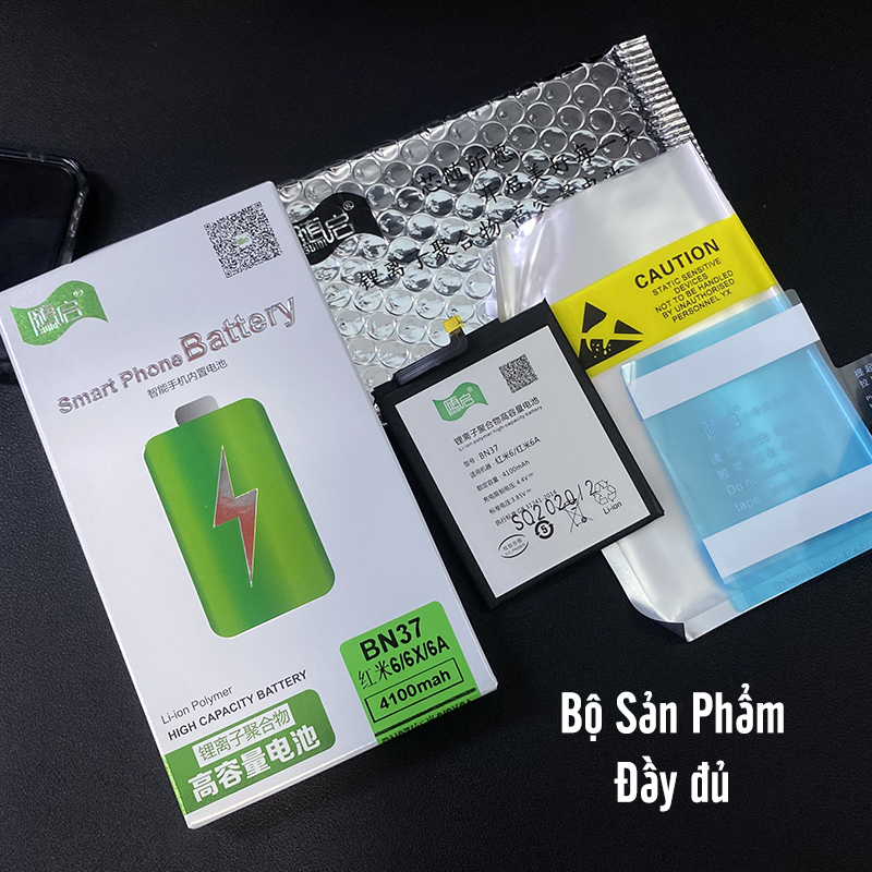 Pin Suiqi Li-ion thay thế cho Xiaomi Redmi 6 / 6A BN37 4100mAh