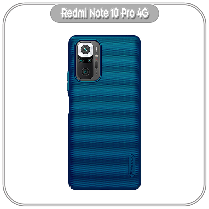 Ốp lưng cho Xiaomi Redmi Note 10 Pro 4G Frosted Shield nhựa PC cứng Nillkin , Vân nhám , chống vân tay