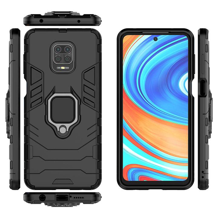 Ốp lưng cho Xiaomi Redmi Note 9S - Note 9 Pro iRON - MAN IRING Nhựa PC cứng viền dẻo chống sốc