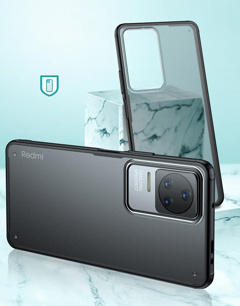 Ốp lưng cho Xiaomi Redmi K50 - K50 Pro, nhám viền màu WLONS