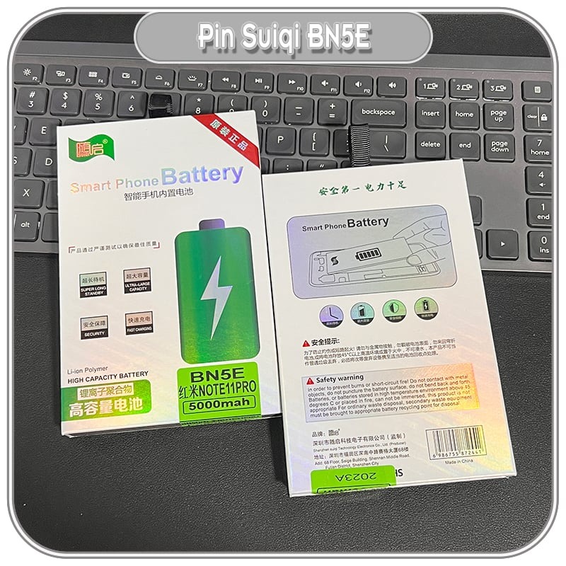Thay pin Suiqi cho Poco X4 Pro 5G, BN5E 5000mAh