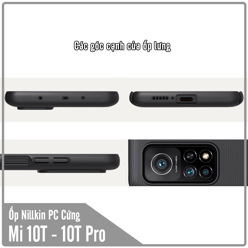 Ốp lưng cho Xiaomi Mi 10T - Mi 10T Pro Frosted Shield nhựa PC cứng Nillkin , Vân nhám , chống vân tay