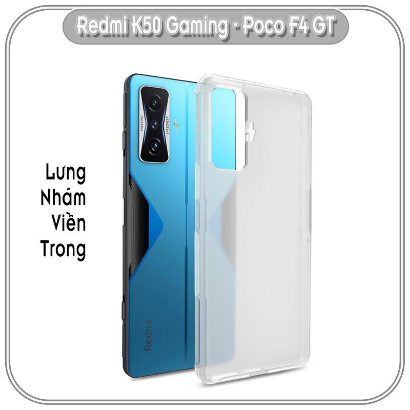 Ốp lưng cho Xiaomi Redmi K50 Gaming - Poco F4 GT, nhám viền màu WLONS