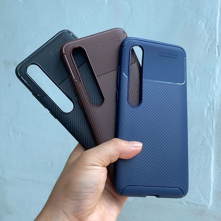 Ốp lưng cho Xiaomi Mi 10 / Mi 10 Pro chống sốc Carbon Auto Focus