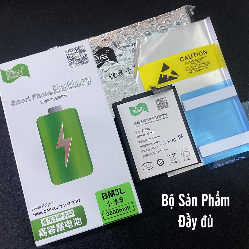 Pin Suiqi Li-ion thay thế cho Xiaomi Mi 9 BM3L 3500mAh