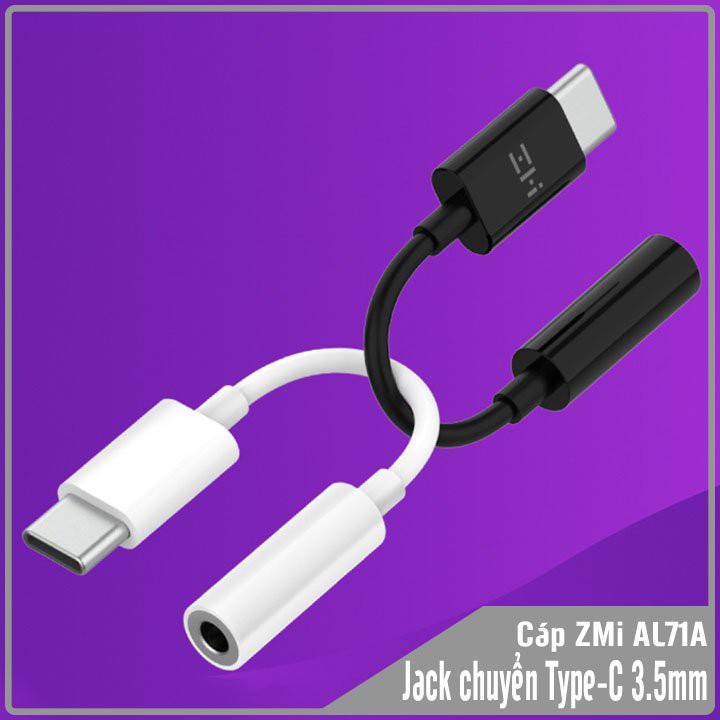 Cáp chuyển ZMI từ USB-C to Audio 3.5mm (AL71A)