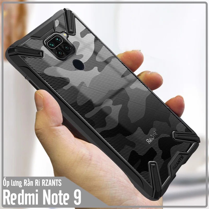 Ốp lưng cho Xiaomi Redmi Note 9 - Redmi 10X 4G chống sốc Rằn Ri RZANTS