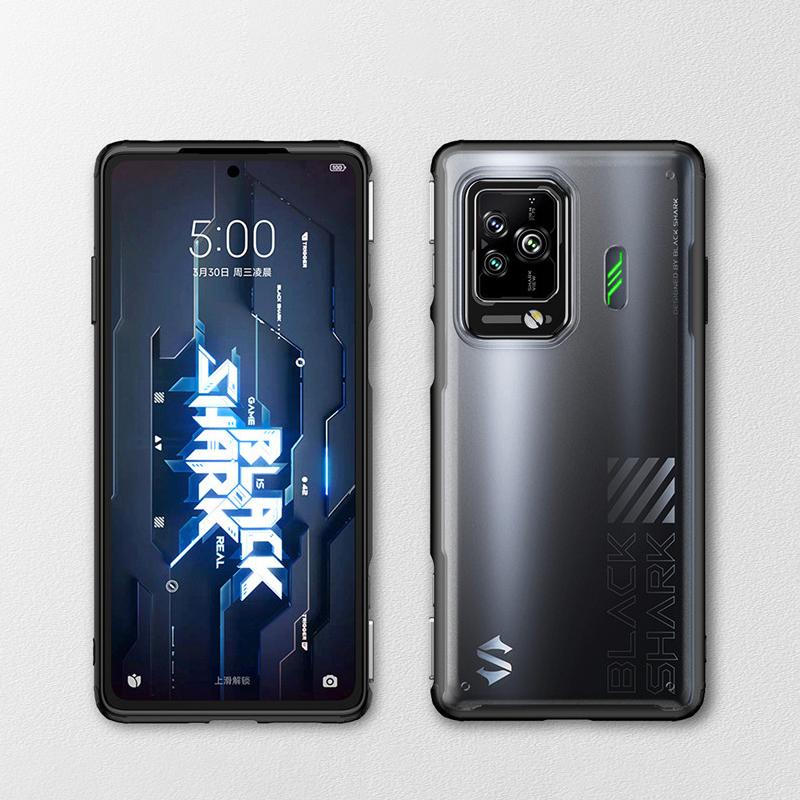 Ốp lưng cho Xiaomi Black Shark 5 - 5 Pro, nhám viền màu WLONS