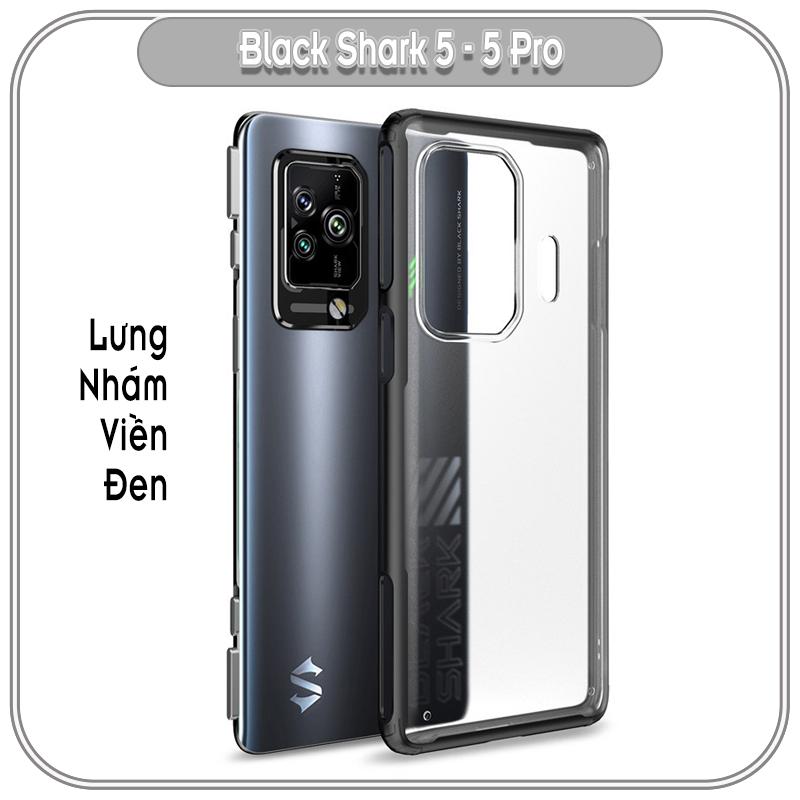 Ốp lưng cho Xiaomi Black Shark 5 - 5 Pro, nhám viền màu WLONS