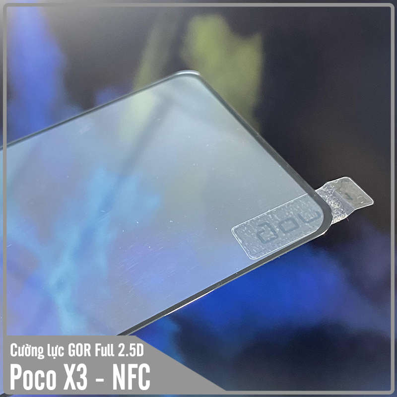 Bộ 2 miếng cường lực GOR Full 2.5D cho Redmi Note 10 5G - Poco M3 Pro - Hàng nhập khẩu
