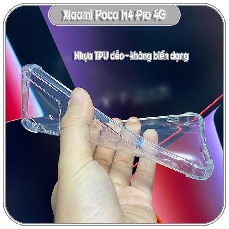 Ốp lưng cho Xiaomi Poco M4 Pro 4G nhựa dẻo TPU trong che camera
