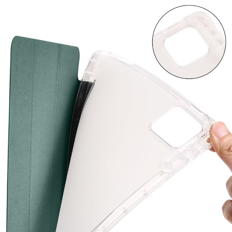 Bao da cho Xiaomi Pad 7 - 7 Pro, lưng TPU dẻo trong chống sốc