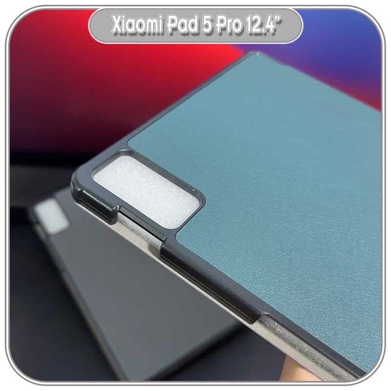 Bao da cho Xiaomi Pad 5 Pro 12.4 inch, Chống sốc tự động tắt / mở, để đứng 2 góc độ