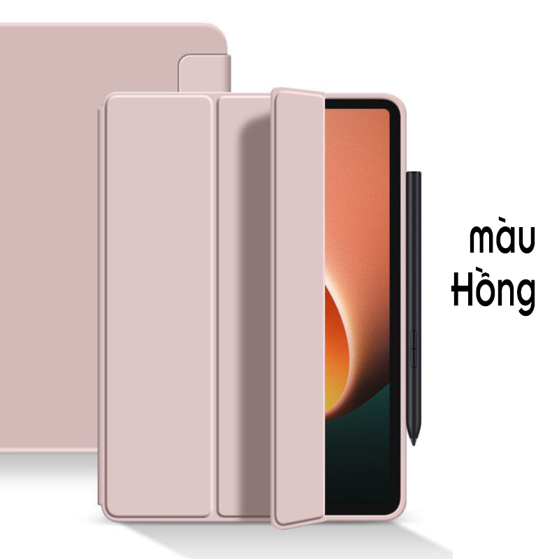 Bao da cho Xiaomi Pad 6 - 6 Pro, mặt trước PU, mặt sau TPU dẻo