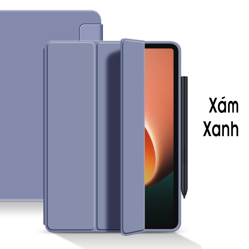 Bao da cho Xiaomi Pad 6 - 6 Pro, mặt trước PU, mặt sau TPU dẻo