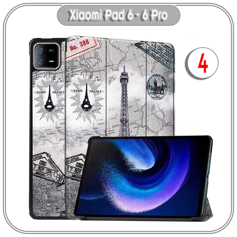 Bao da hình Xiaomi Mi Pad 6 - 6 Pro, tự khóa khi đóng nắp