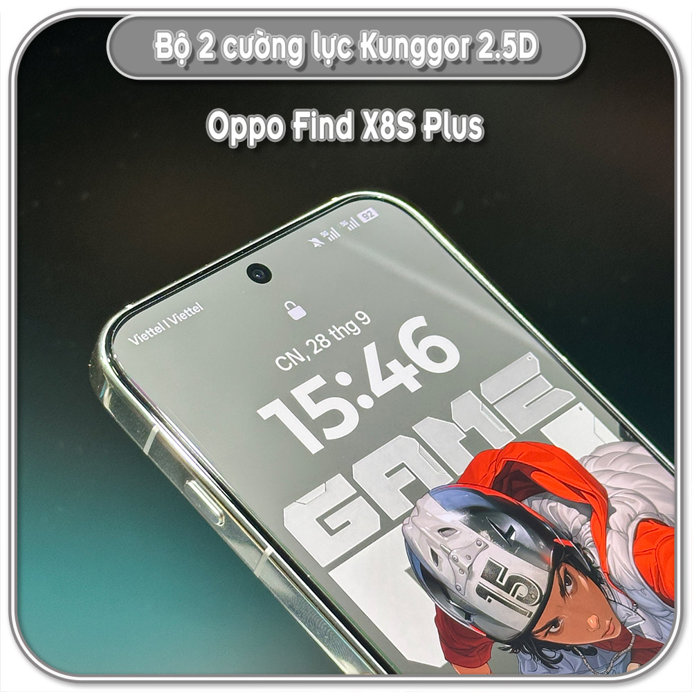 Bộ 2 Cường lực KungGor cho Oppo Find X8s Plus