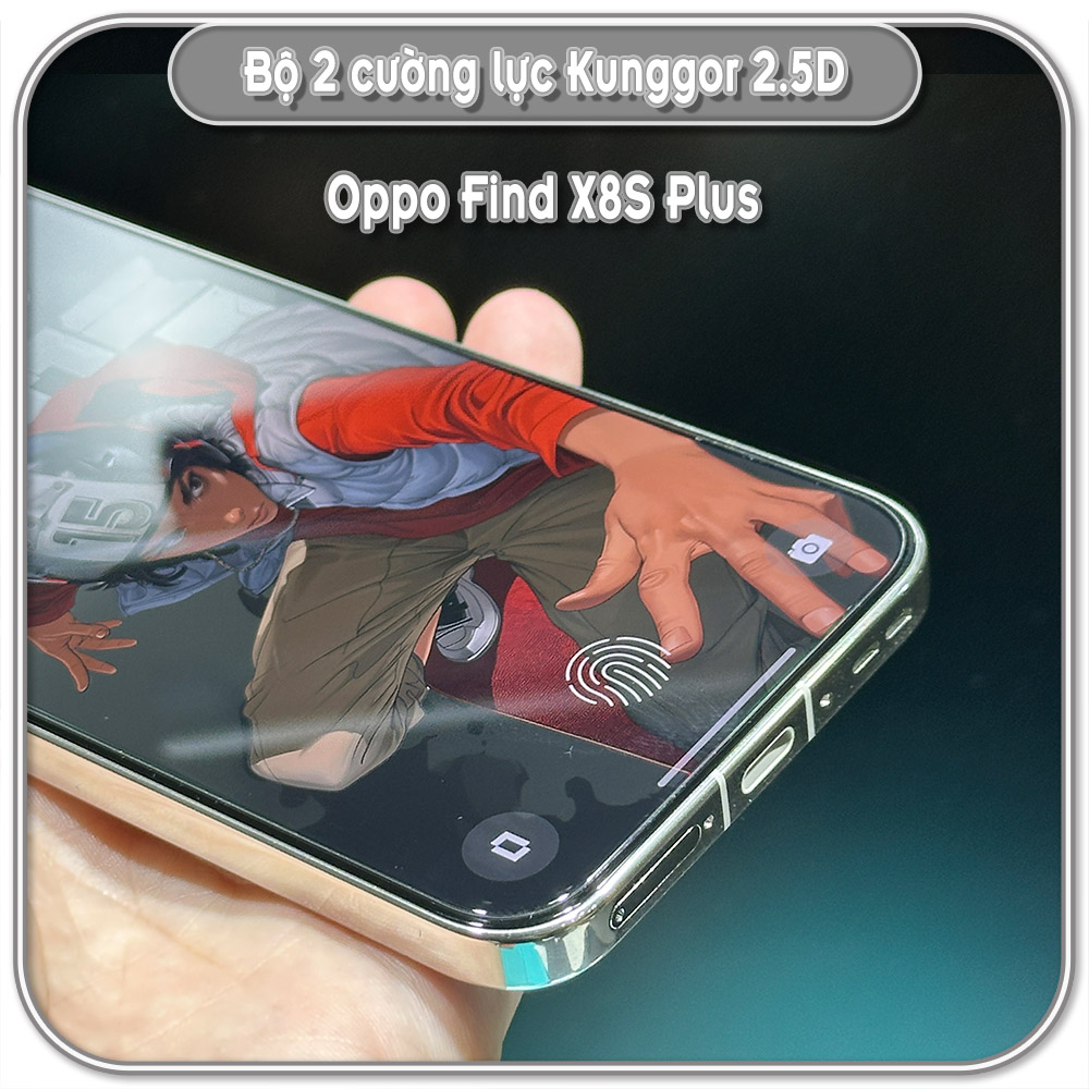 Bộ 2 Cường lực KungGor cho Oppo Find X8s Plus
