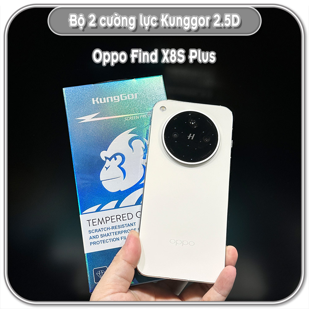 Bộ 2 Cường lực KungGor cho Oppo Find X8s Plus
