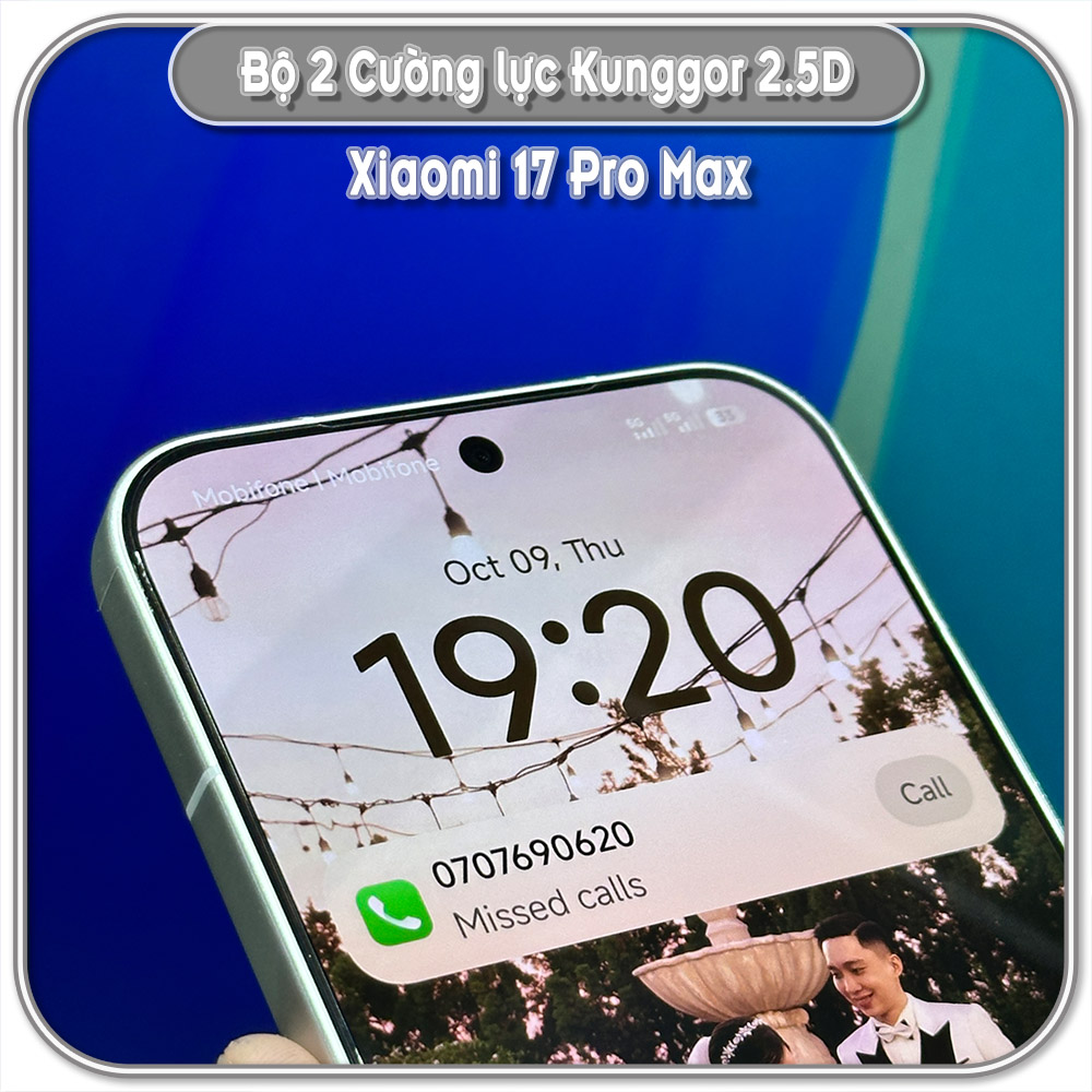 Bộ 2 Cường lực KungGor cho Xiaomi 17 Pro Max