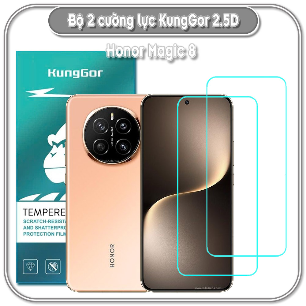 Bộ 2 Cường lực KungGor cho Honor Magic 8