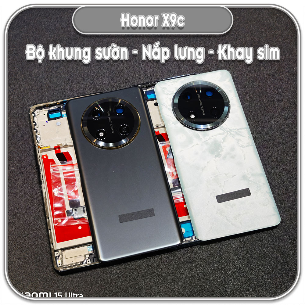 Thay bộ vỏ khung sườn, nắp lưng cho Honor X9c