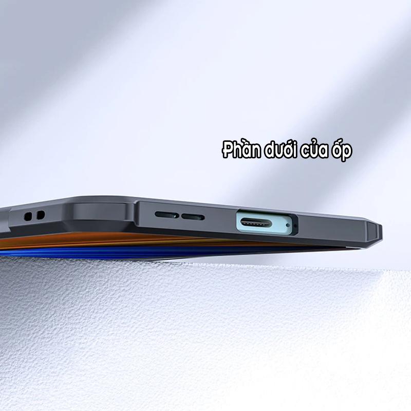 Ốp lưng cho Xiaomi Poco F4 5G - Redmi K40S chống sốc trong viền nhựa dẻo XunDD