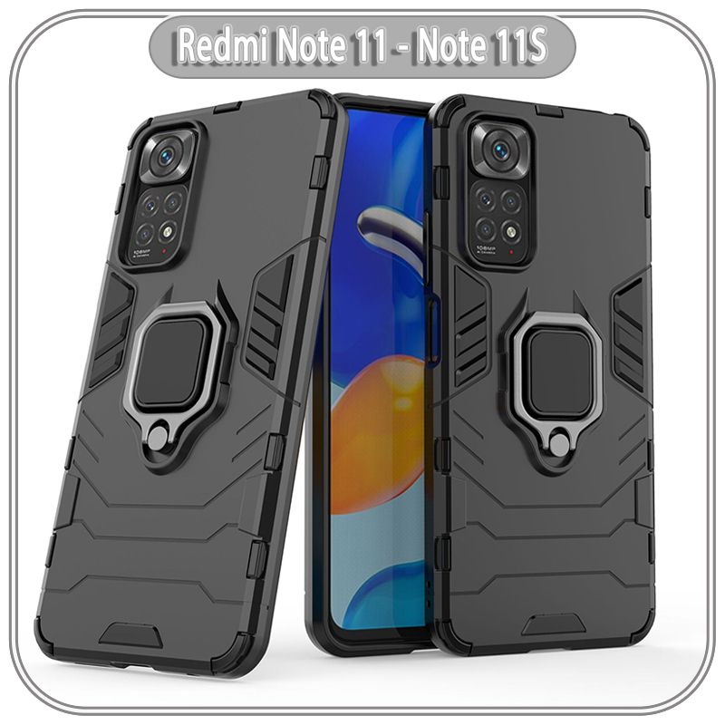 Ốp lưng cho Xiaomi Redmi Note 11 - Note 11S iRON MAN IRING Nhựa PC cứng viền dẻo chống sốc