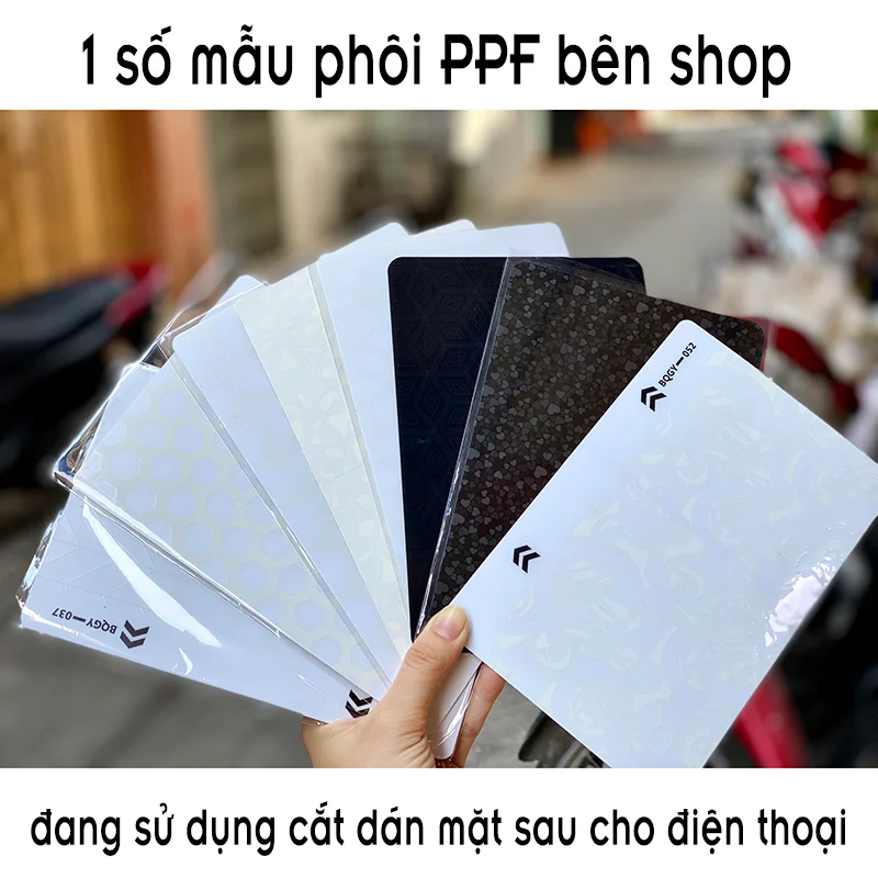 Dán PPF mặt sau trong ánh 7 màu cho điện thoại Xiaomi Redmi K60 - K60 Pro