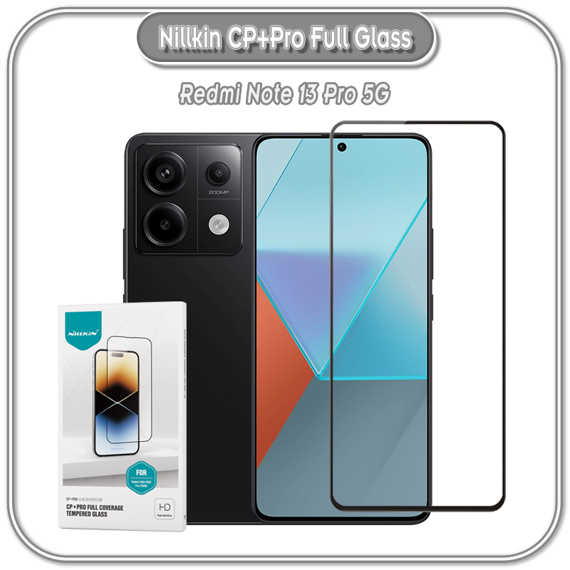 Cường lực Redmi Note 13 Pro 5G, Nillkin CP+ Pro full viền đen