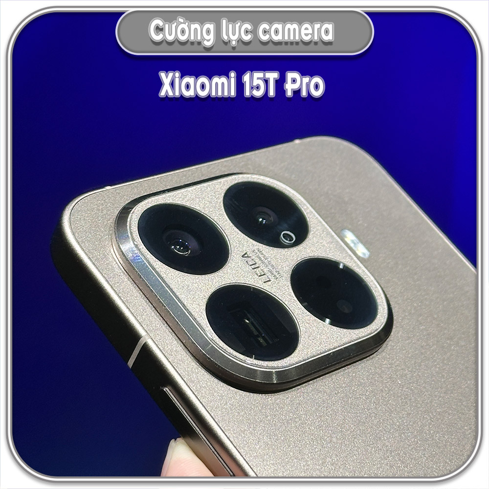 Cường lực Camera cho Xiaomi 17T - 17T Pro, Trong suốt