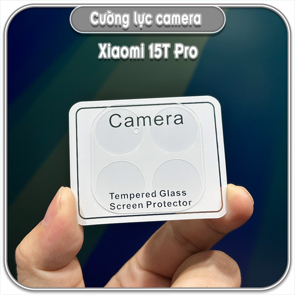 Cường lực Camera cho Xiaomi 17T - 17T Pro, Trong suốt