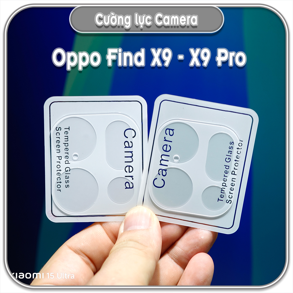 Cường lực camera cho Oppo Find X9 - Find X9 Pro