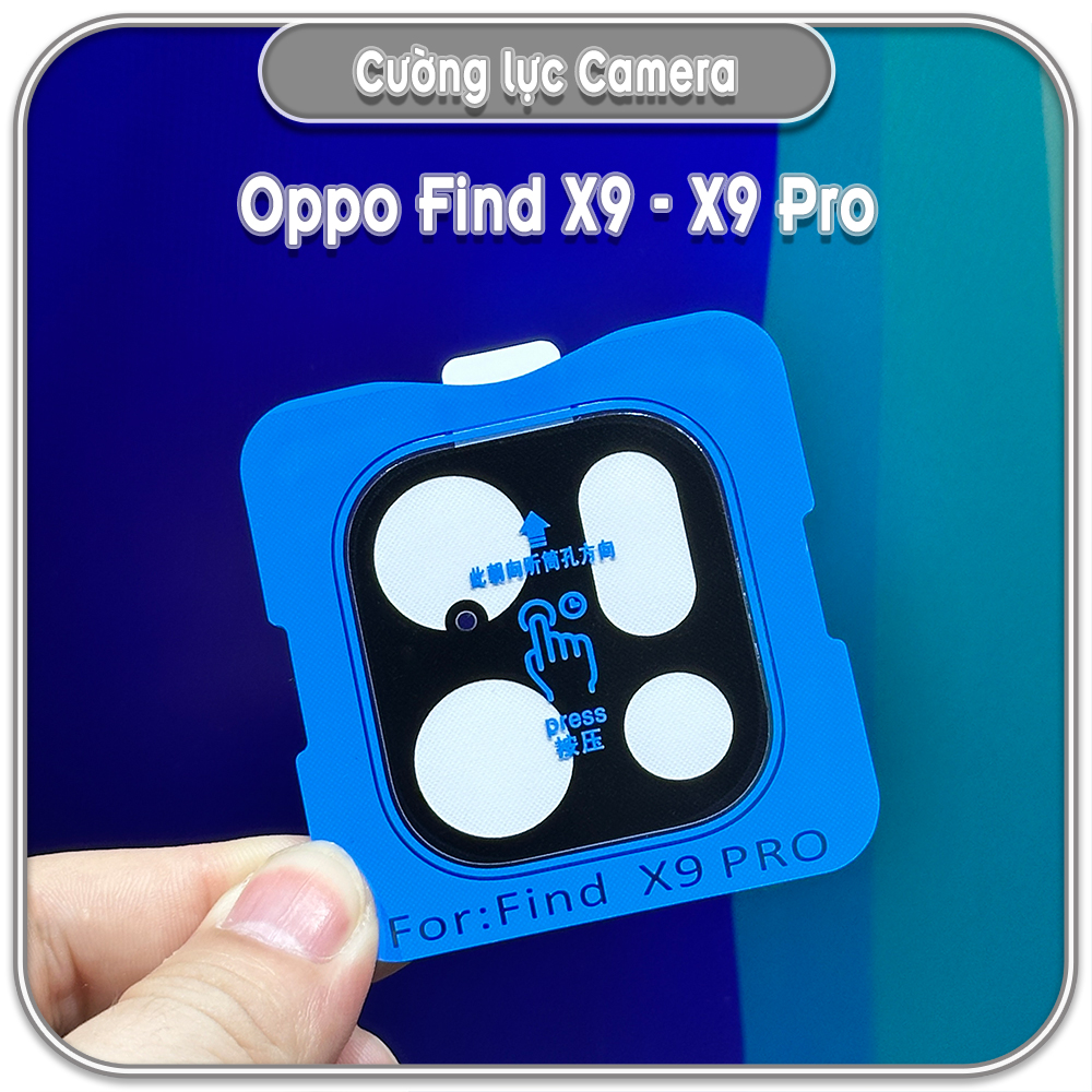 Cường lực camera cho Oppo Find X9 Pro - X9