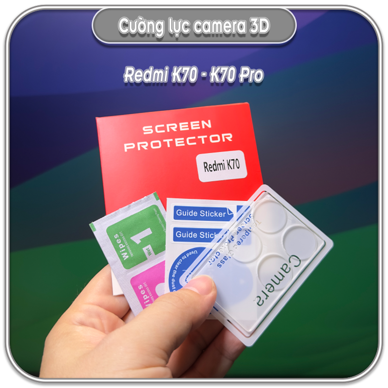 Cường lực camera 3D cho Redmi K70