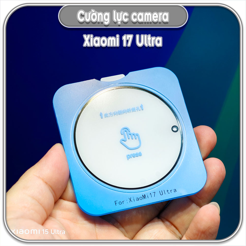 Cường lực Camera cho Xiaomi 17 Ultra - Trong suốt